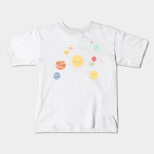 Galaxy - Blue Stars Kids T-Shirt